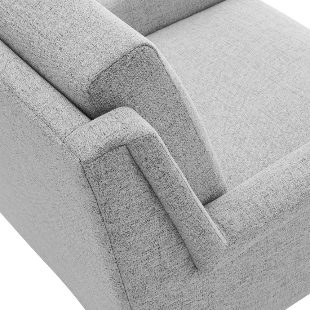 Chesapeake Fabric Armchair - Black Gray Eei-4631-Blk-Lgr