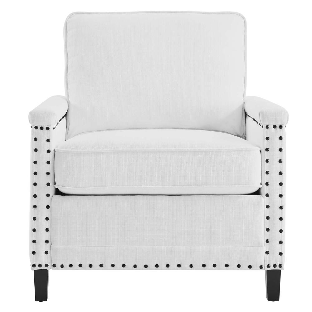 Ashton Upholstered Fabric Armchair - White Eei-4988-Whi
