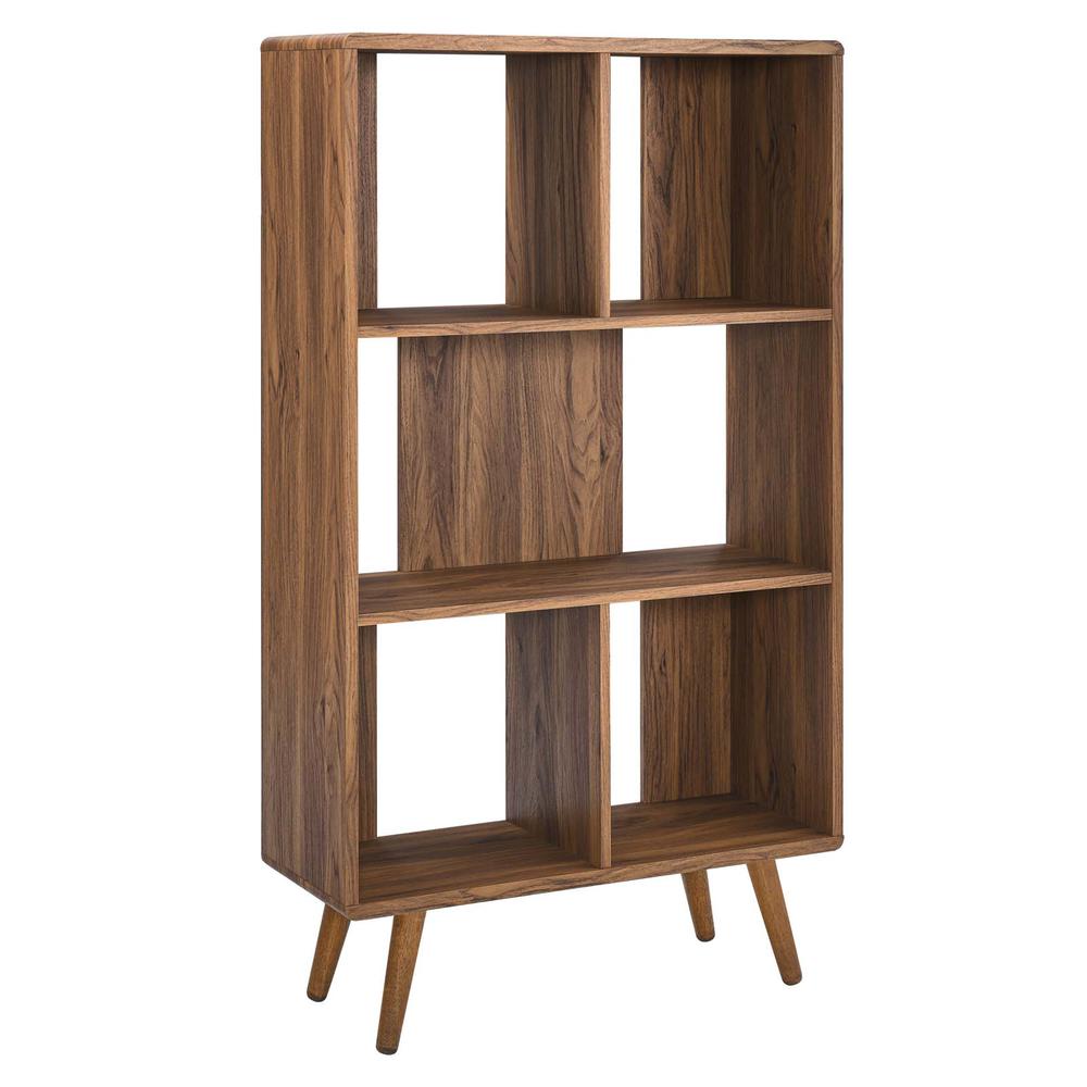 This is the image of Transmit 31-Inch Wood Bookcase in Walnut