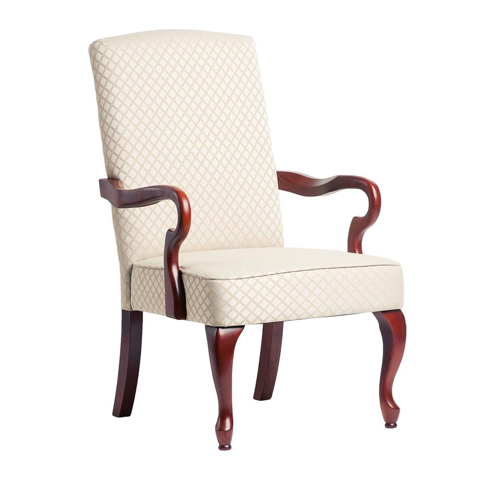 Image of Derby Beige Gooseneck Arm Chair