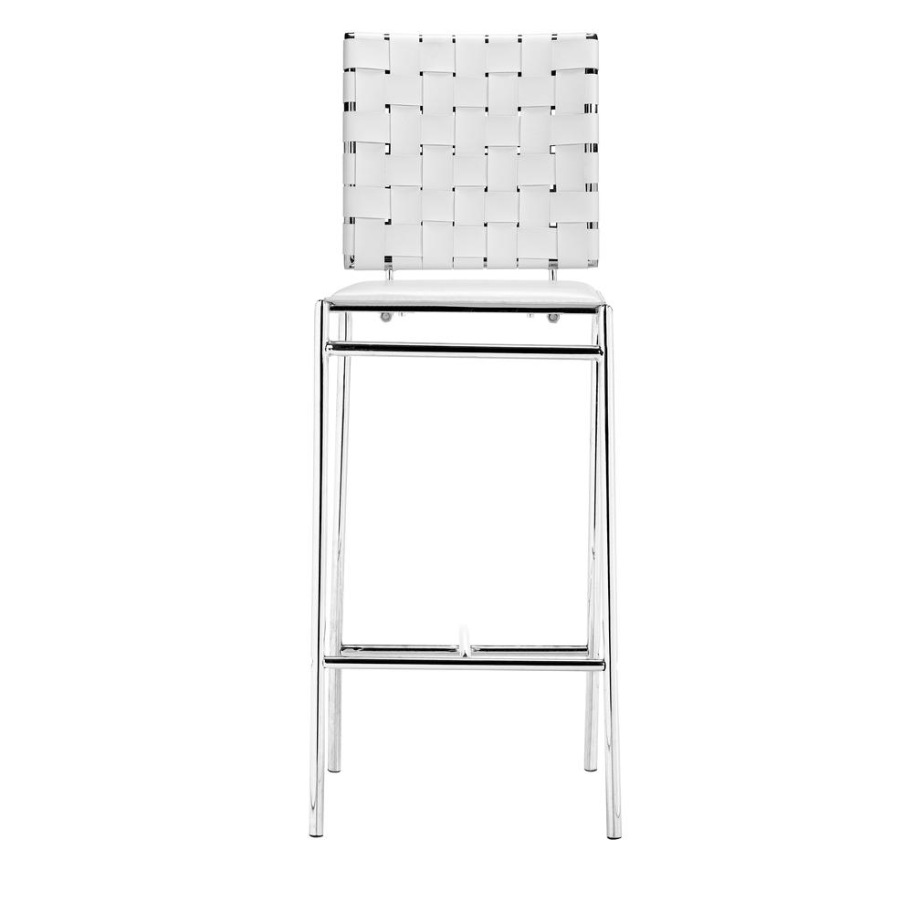 Criss Cross Counter Chair (Set of 2) White