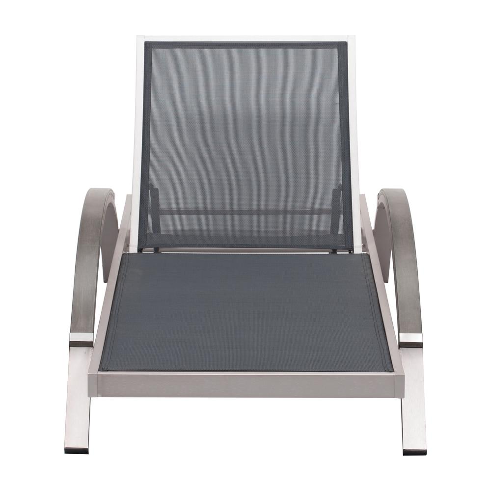 Metropolitan Chaise Lounge (Set of 2) Brushed Aluminum