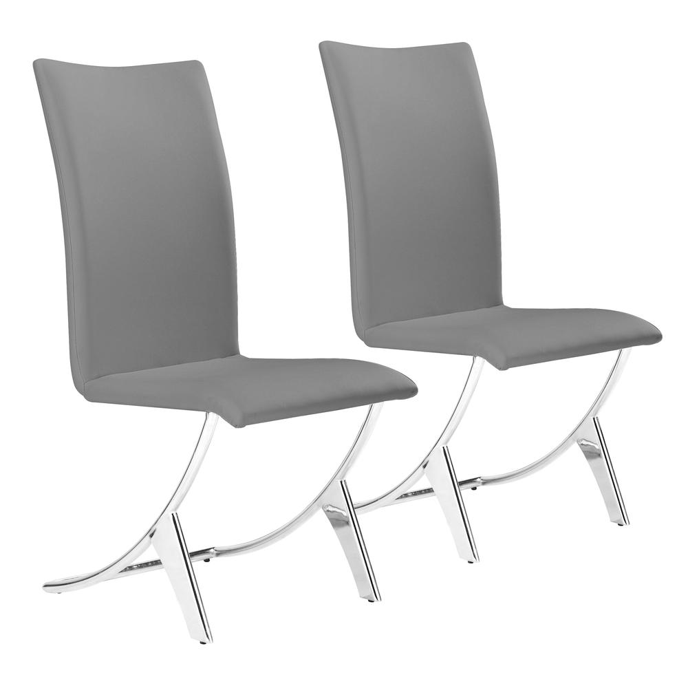 Delfin Dining Chair (Set of 2) Gray