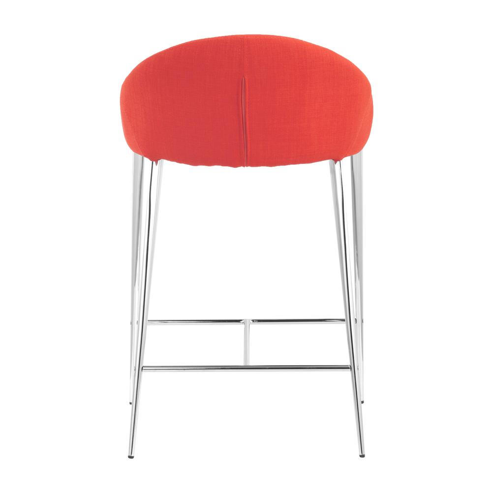 Reykjavik Counter Chair (Set of 2) Tangerine