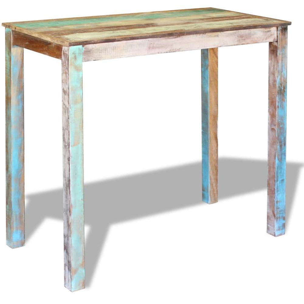 Vidaxl Bar Table Solid Reclaimed Wood 45.3"X23.6"X42", 243453