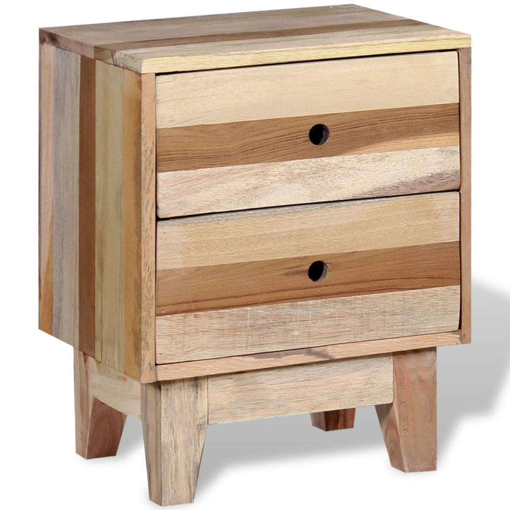 Image of Vidaxl Bedside Cabinet Solid Reclaimed Wood, 244234