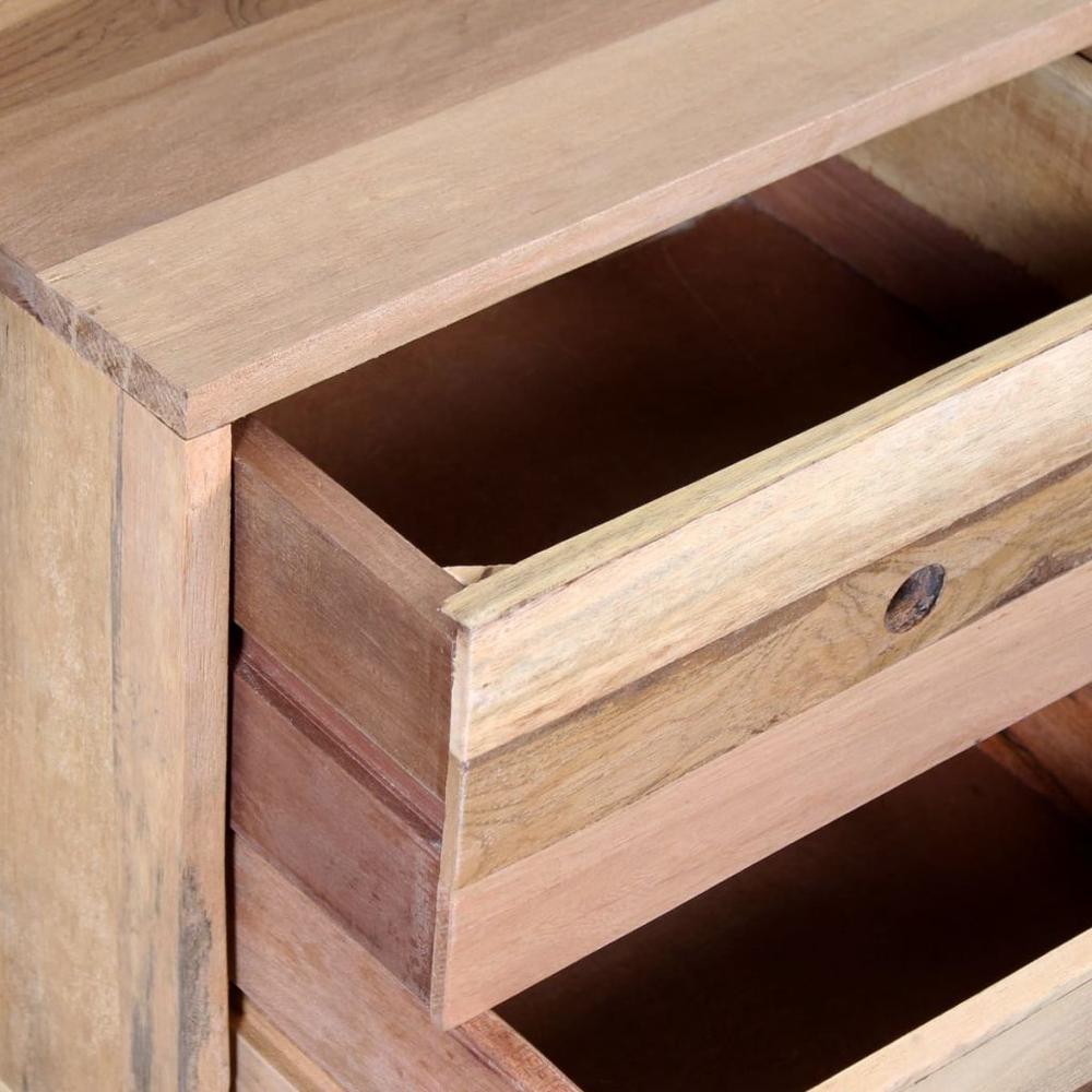 Vidaxl Bedside Cabinet Solid Reclaimed Wood, 244234