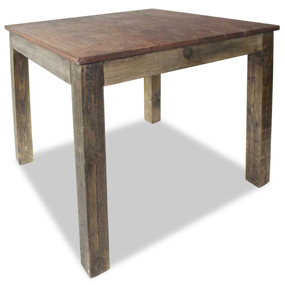 Vidaxl Dining Table Solid Reclaimed Wood 32.3"X31.5"X29.9", 244495