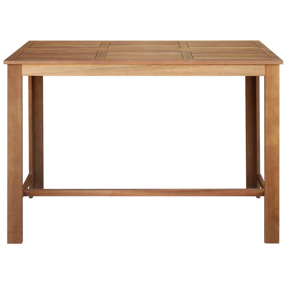 Vidaxl Bar Table Solid Acacia Wood 59"X27.6"X41.3", 246665