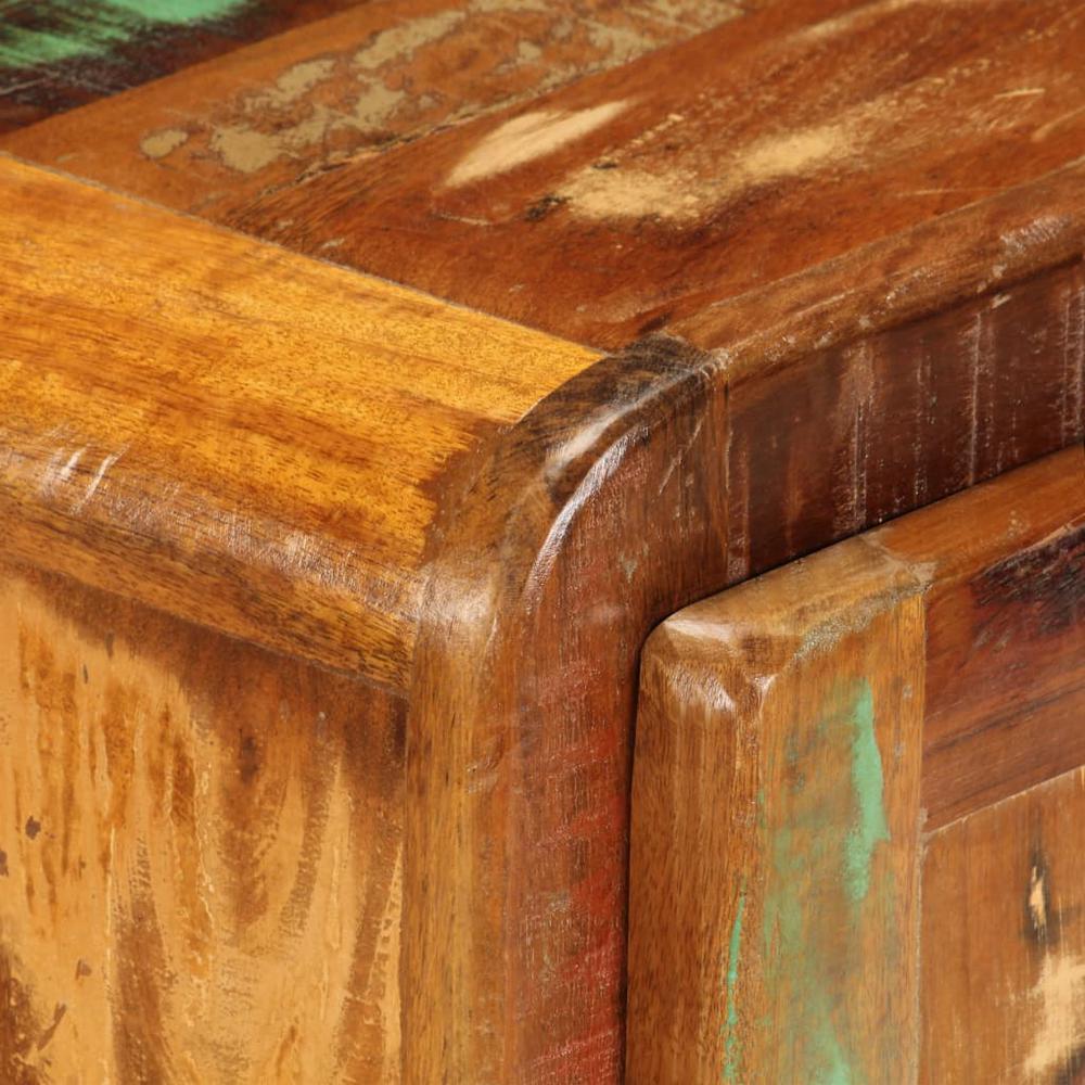 Vidaxl Bedside Cabinet 19.7"X11.8"X19.7" Solid Reclaimed Wood, 247514