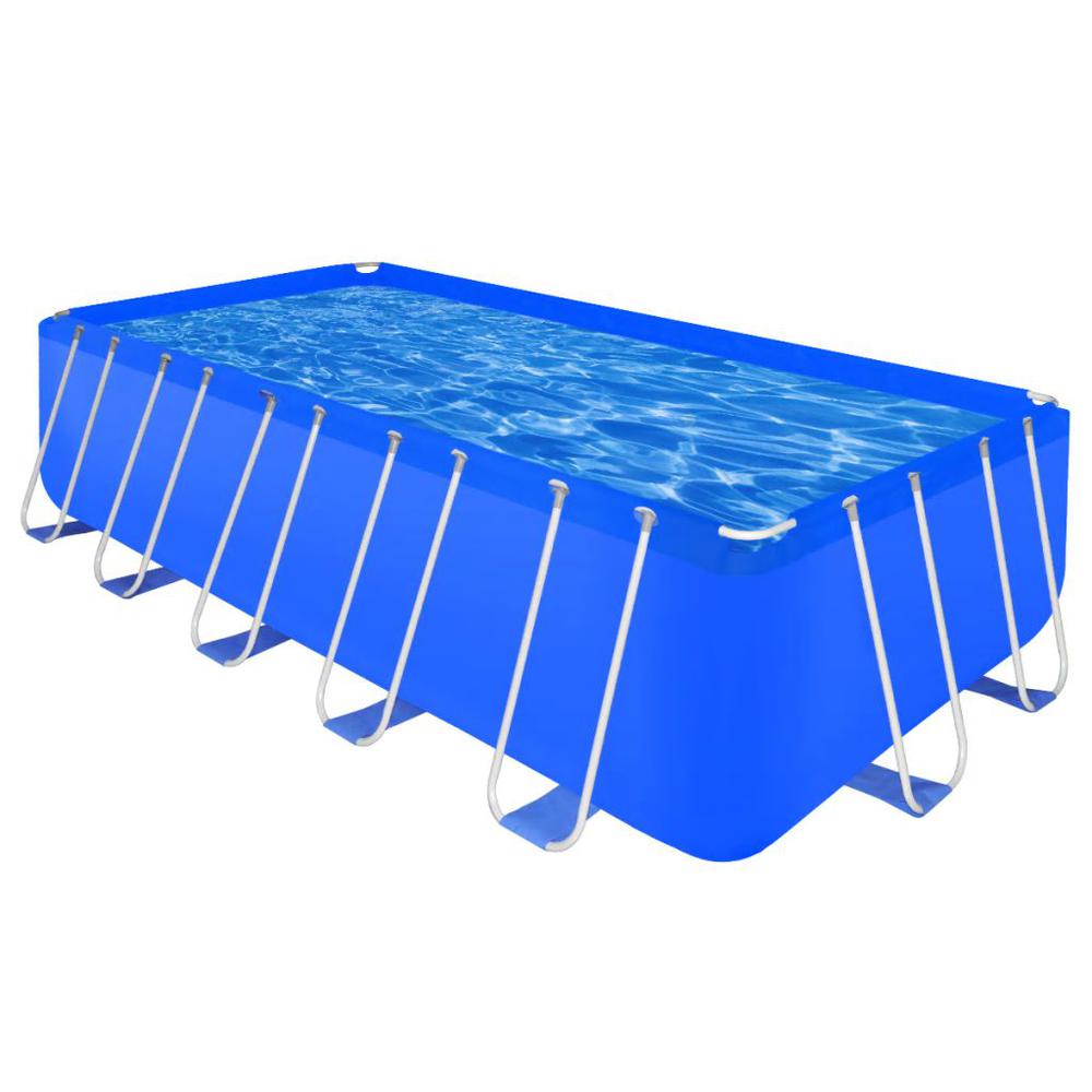 This is the image of Above Ground Swimming Pool - Steel Rectangular - 17' 9" x 8' 10" x 4' 0532