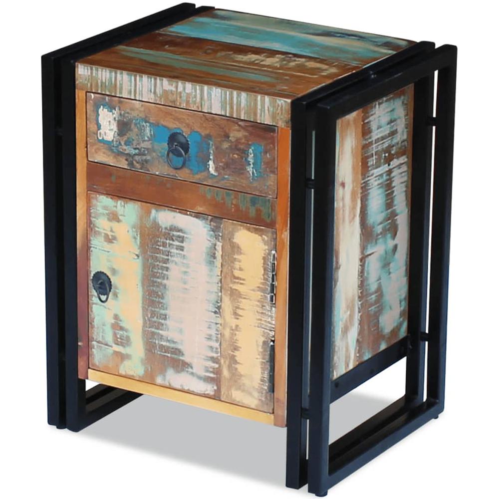 Vidaxl Bedside Cabinet Solid Reclaimed Wood, 243278