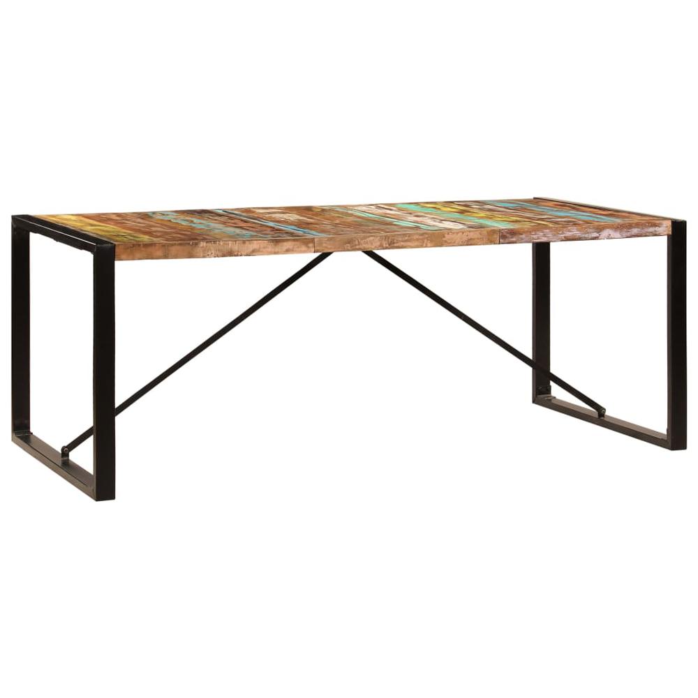 Vidaxl Dining Table 78.7"X39.4"X29.5" Solid Reclaimed Wood, 247412