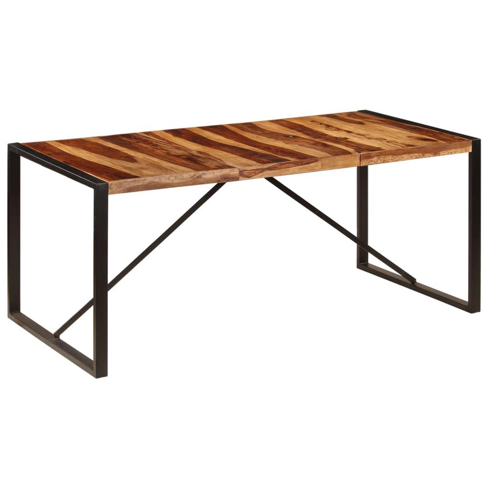 Image of Vidaxl Dining Table 70.9"X35.4"X29.5" Solid Sheesham Wood, 247416
