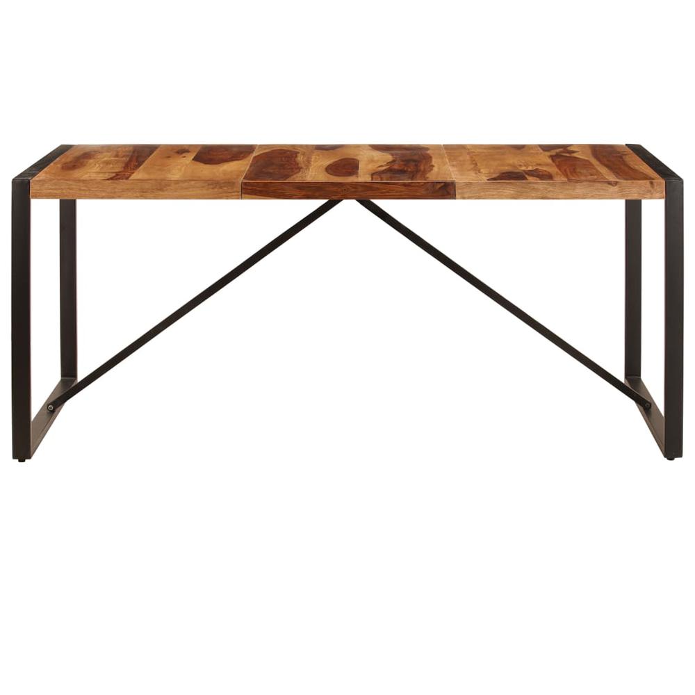 Vidaxl Dining Table 70.9"X35.4"X29.5" Solid Sheesham Wood, 247416