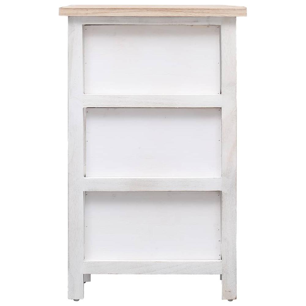 Vidaxl Side Cabinet 13.8"X9.8"X22.4" Paulownia Wood, 284076