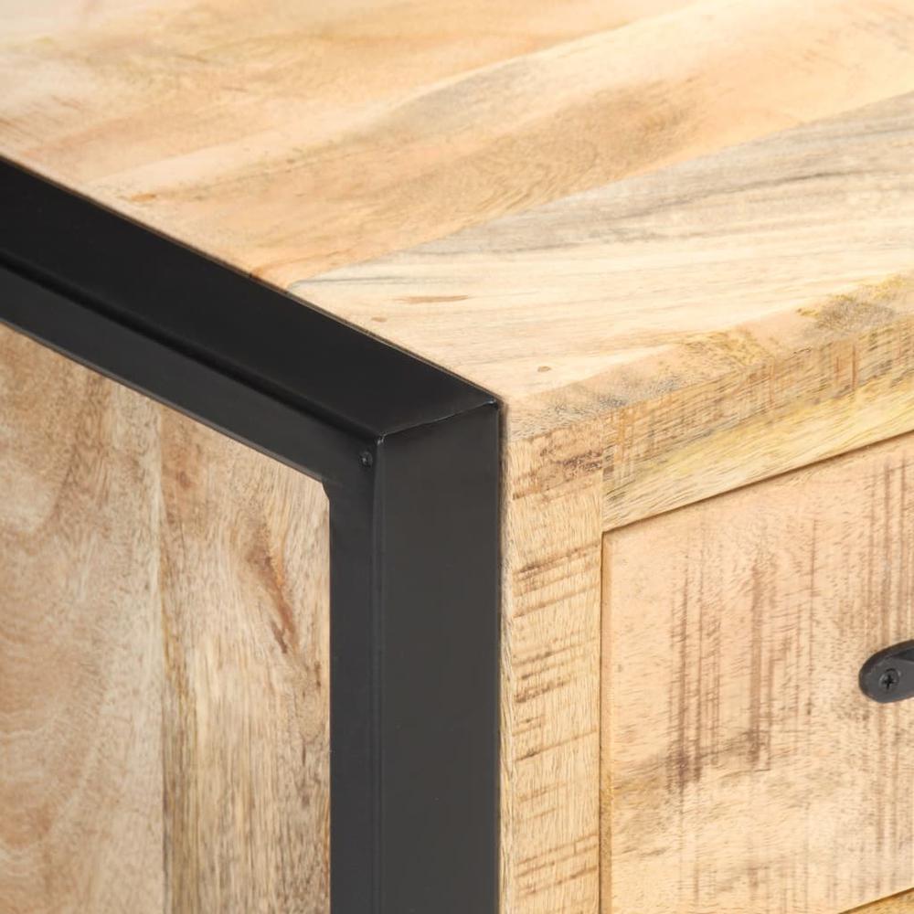 Vidaxl Bedside Cabinet 15.7"X13.8"X21.7" Solid Mango Wood 0229