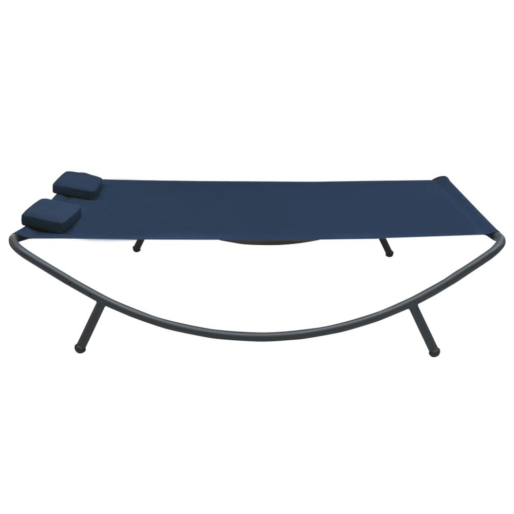 Vidaxl Outdoor Lounge Bed Fabric Blue 3531