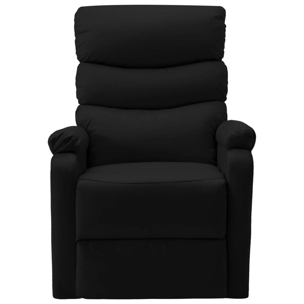 Vidaxl Stand-Up Recliner Black Faux Leather, 321276
