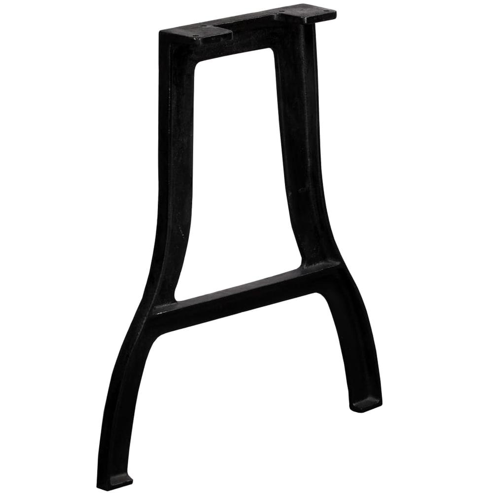 vidaXL A-Frame Cast Iron Dining Table Legs - 2 pcs