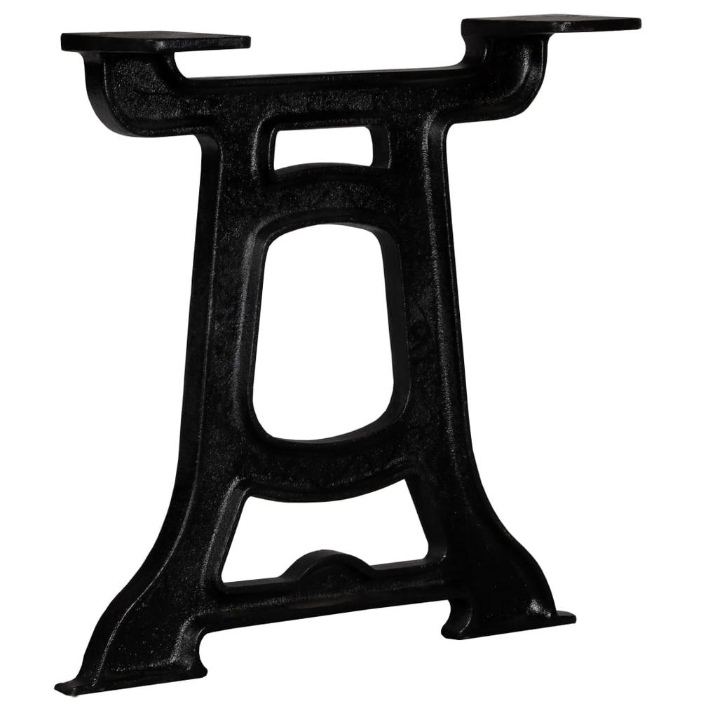 vidaXL Coffee Table Legs - Set of 2 - Y-Frame Cast Iron