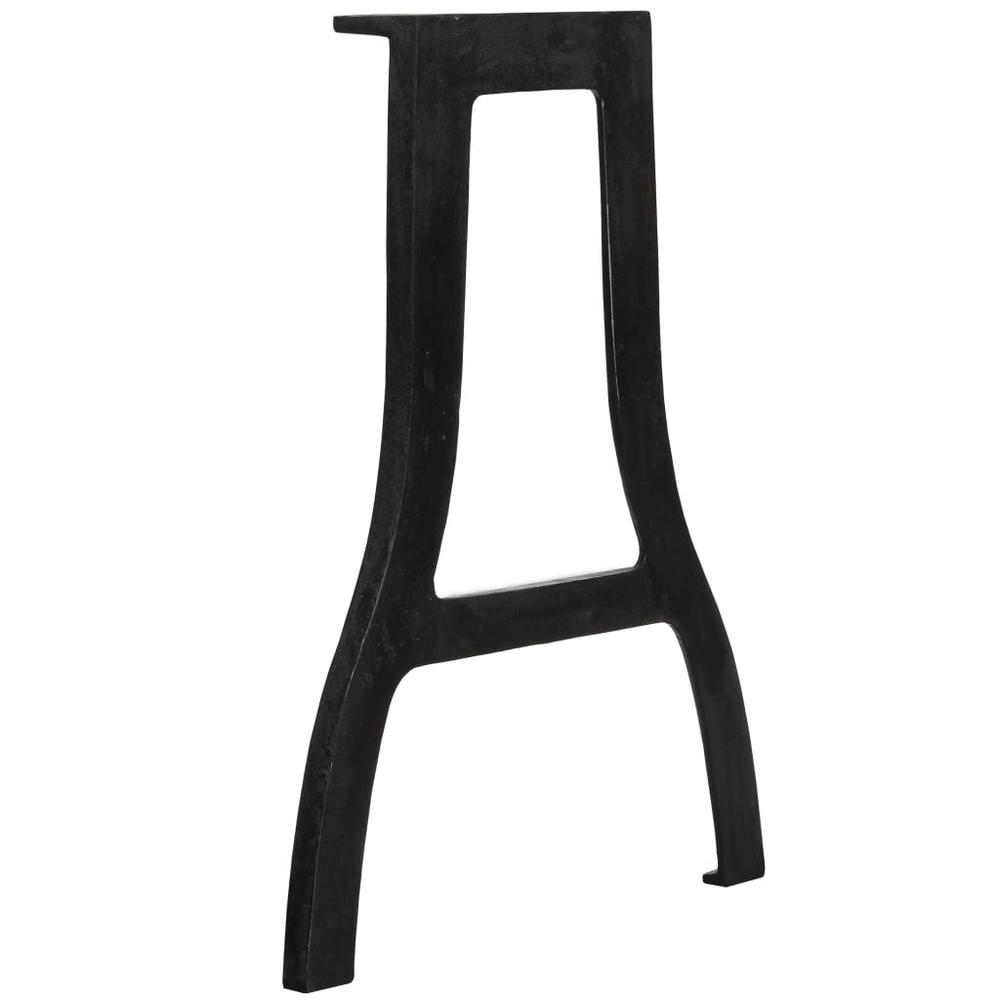 vidaXL A-Frame Cast Iron Dining Table Legs - 2 pcs