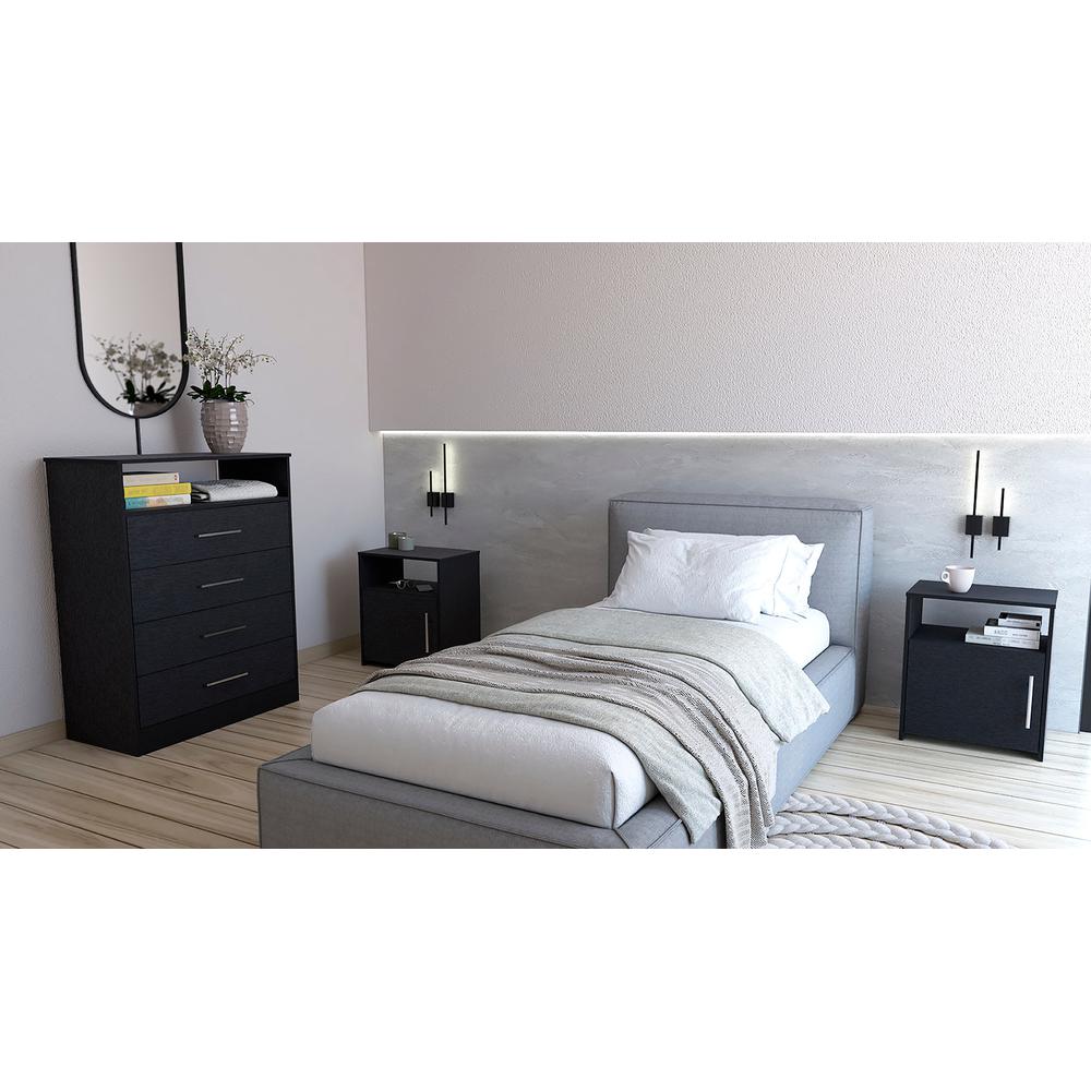 Image of Omaha 3 Piece Bedroom Set, Kairo Dresser + Omaha Nightstand + Omaha Nightstand