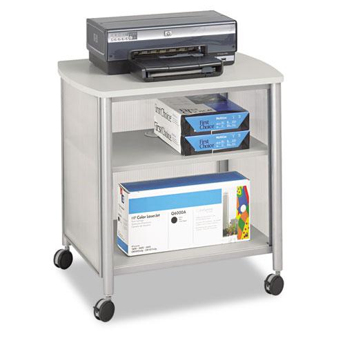 Image of Impromptu Deskside Machine Stand, Metal, 3 Shelves, 100 Lb Capacity, 26.25" X 21" X 26.5", Gray