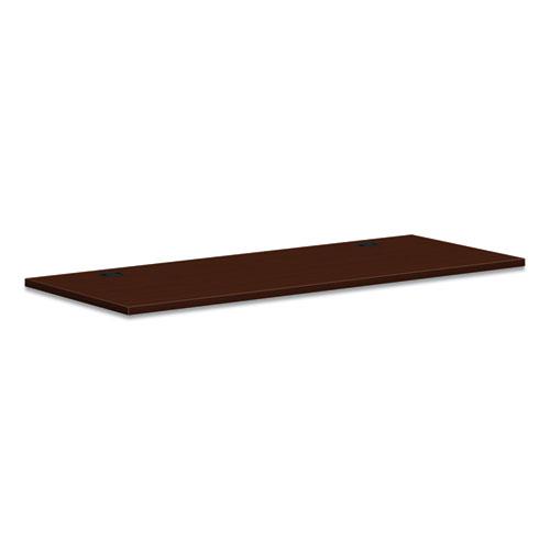 Image of Mod Worksurface, Rectangular, 60W X 24D, Traditional Mahogany