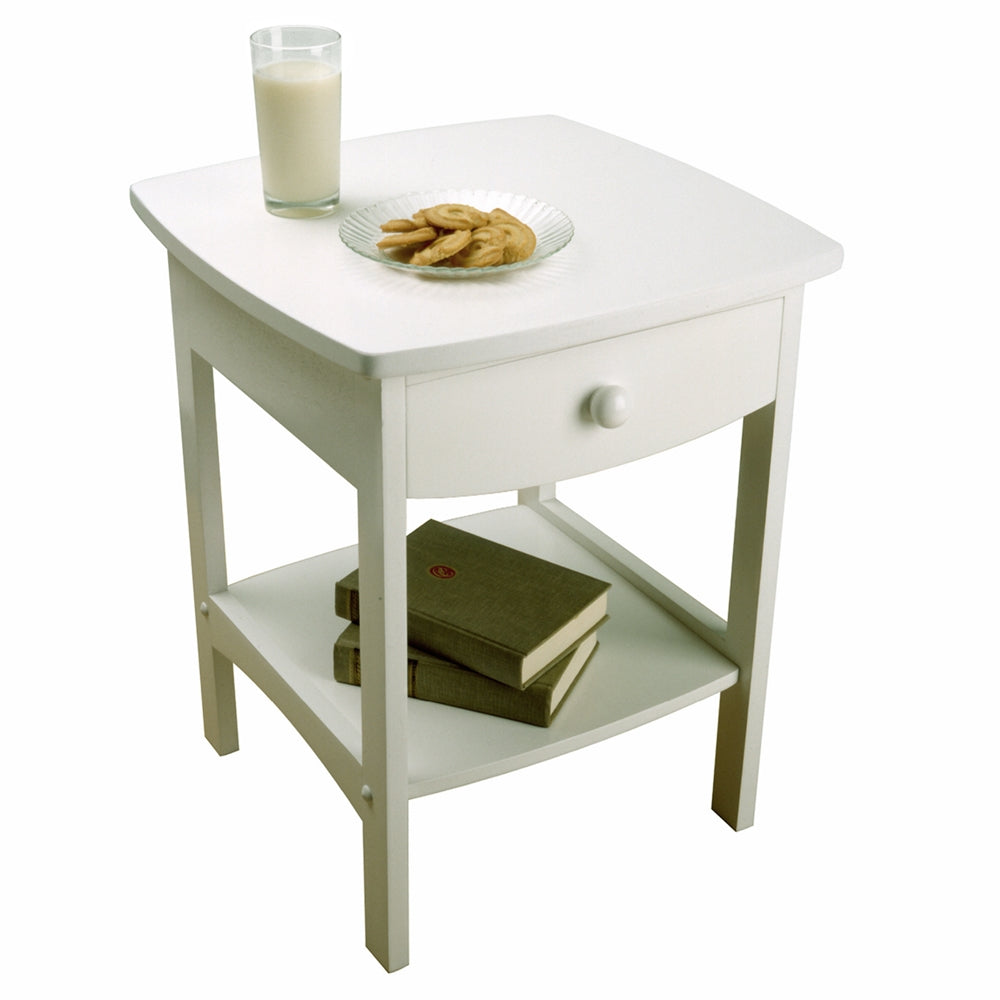 Image of Claire Accent Table White Finish