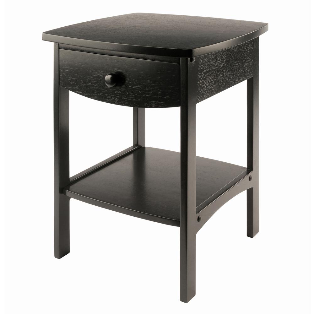Image of Claire Accent Table Black Finish