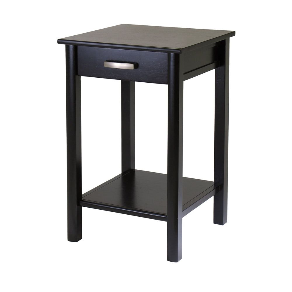 Image of Liso End Table / Printer Table With Drawer And Shelf