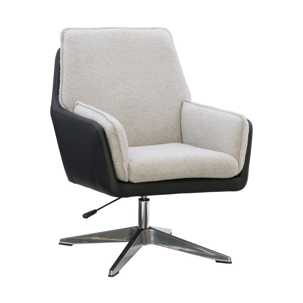 Image of Marion Swivel Chair Black Grey