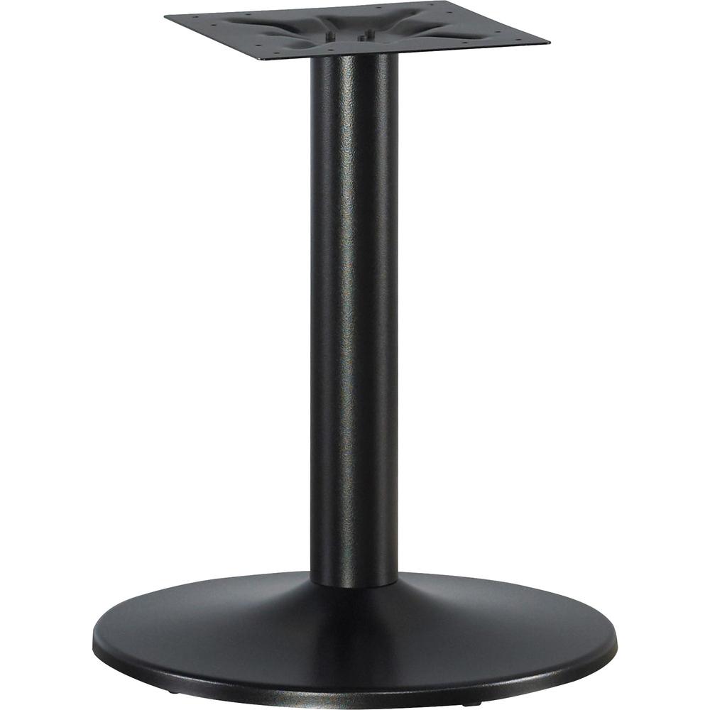 Lorell Conference Table Base - Round Base - 28.50" H x 23.63" W x 23.63" D - Assembly Required - Black