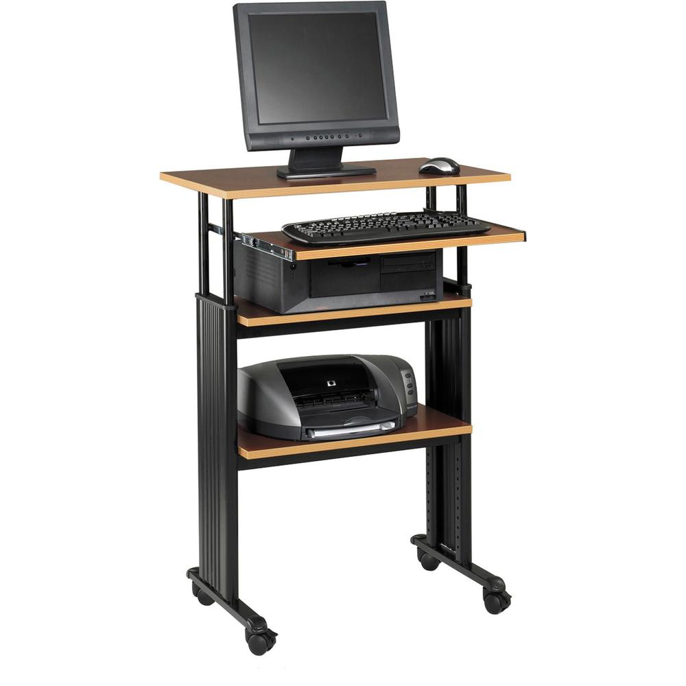 Image of Safco Muv Stand-Up Adjustable Height Desk - Rectangle Top - Assembly Required - Steel
