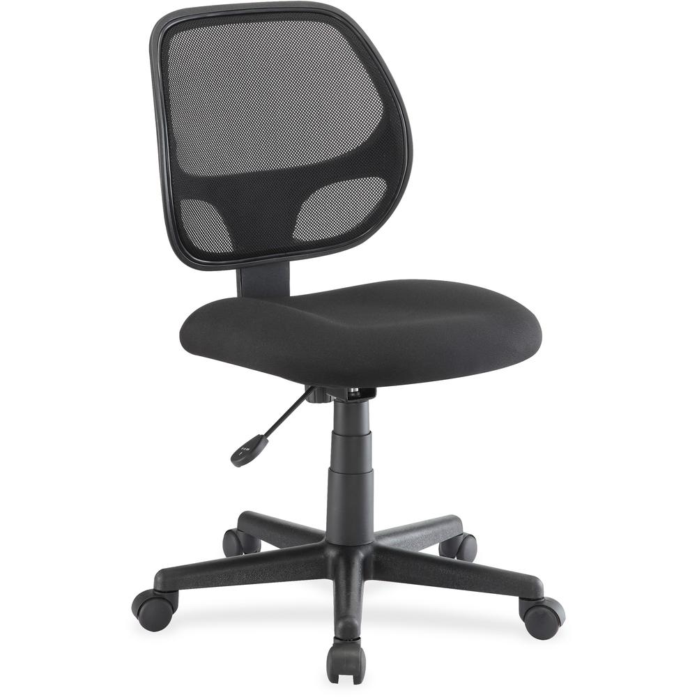 Lorell Multi-task Chair with Black Fabric Seat and Back - 5-star Base - 1 Each