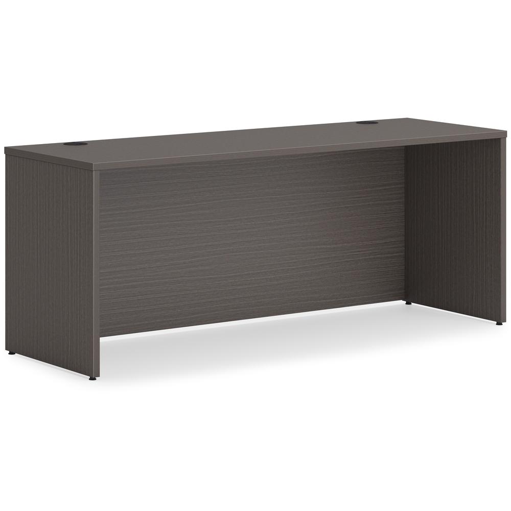 This is the image of HON Mod HLPLCS7224 Credenza Shell - 72" x 24" x 29" - Slate Teak Finish