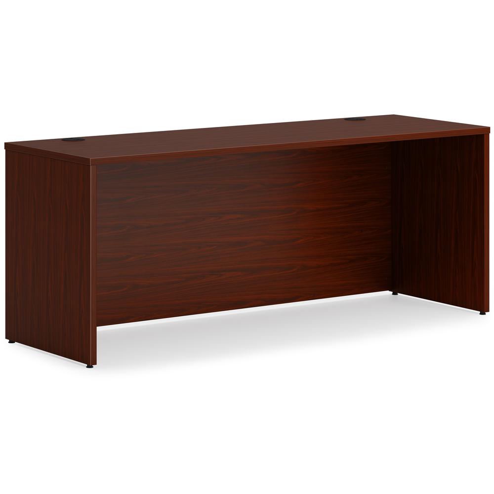 This is the image of HON Mod HLPLCS7224 Credenza Shell - 72" x 24" x 29" - Traditional Mahogany Finish