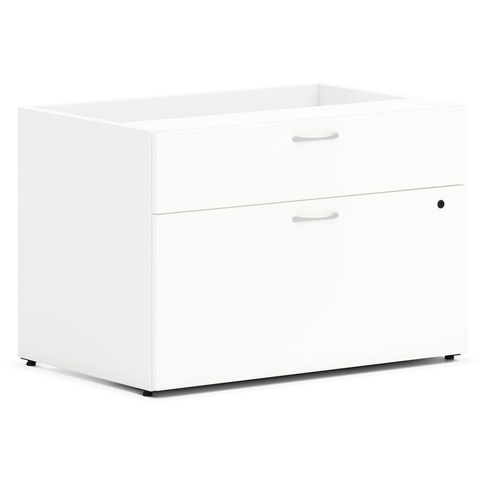 This is the image of HON Mod HLPLCL3020BF Credenza - 30" x 20" x 21" - 2 Drawers - Simply White Finish