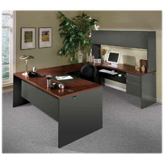 HON 38000 Series Credenza - 72" x 24" x 29.5" - Steel - Charcoal