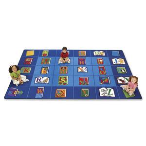 Carpets for Kids Reading Book Rectangle Seating Rug - 12 ft x 90" - Area Rug