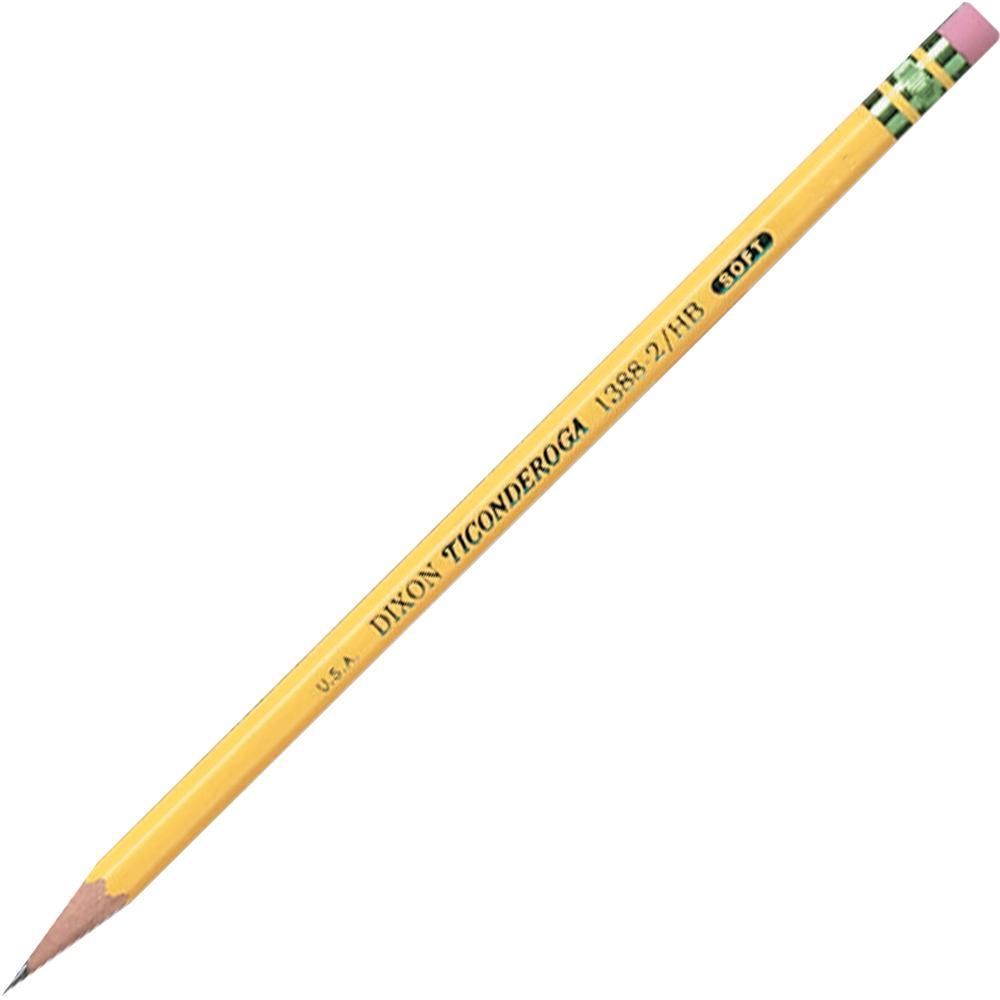 Ticonderoga Woodcase Pencils - #2 Lead - Yellow Barrel - 72/Box