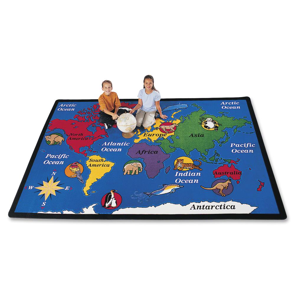 Carpets for Kids World Explorer Area Rug - 53.04" x 69.96" - Rectangle