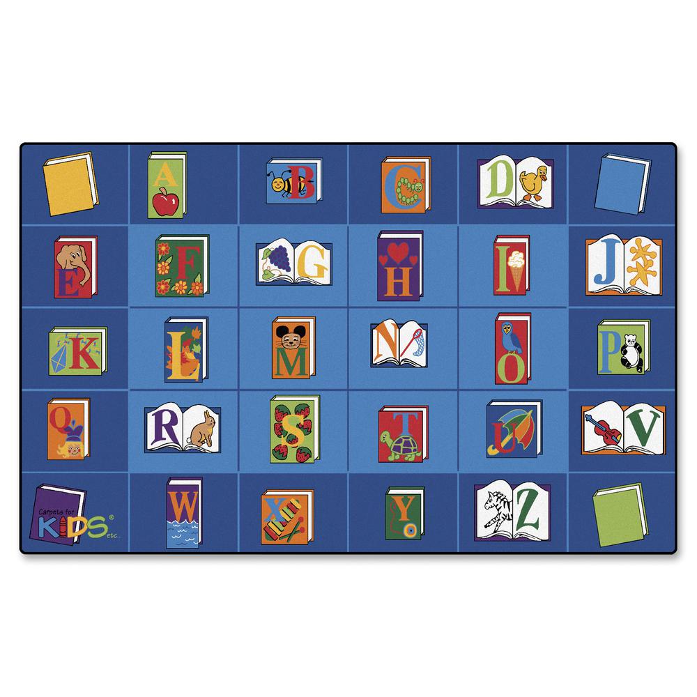 Carpets for Kids Reading Book Rectangle Seating Rug - 12 ft x 90" - Area Rug