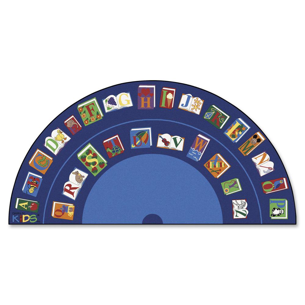 Carpets for Kids Reading/The Book Semi-circle Rug - 13.33 ft Length x 80" Width