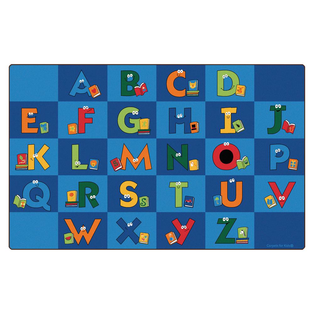 Carpets for Kids Reading Letters Library Rug - 13.33 ft x 100" - Rectangle