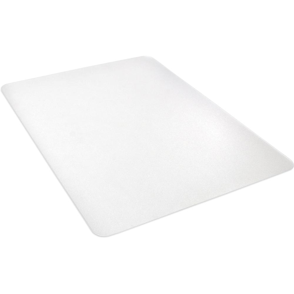 Lorell Hard Floor Chairmat - 53" x 45" x 0.13" - Polycarbonate - Clear