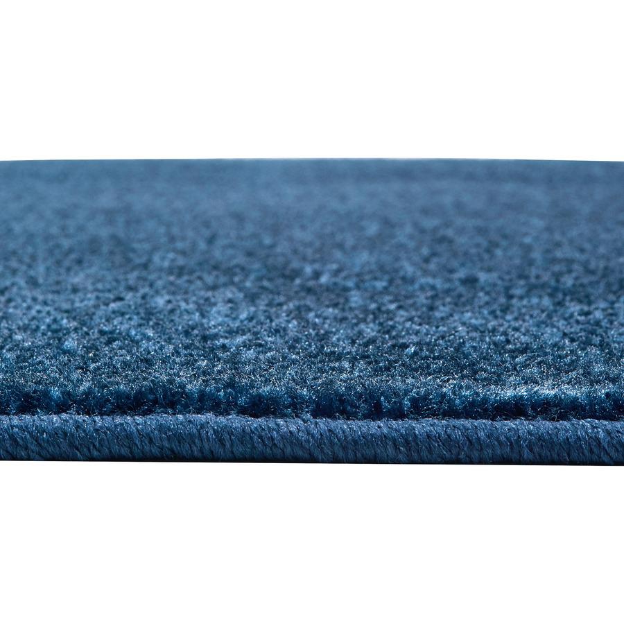 Carpets for Kids Mt. St. Helens Carpet Rug - 108" x 72" - Oval - Blueberry - Nylon