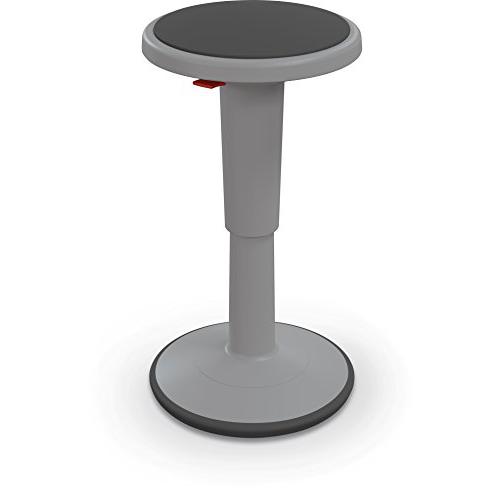 This is the image of Hierarchy Height Adjustable Grow Stool - Tall Stool (Grey)