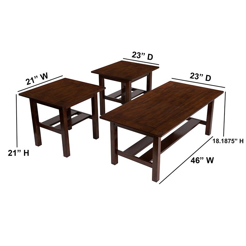 Ashley Lewis 3 Piece Occasional Table Set